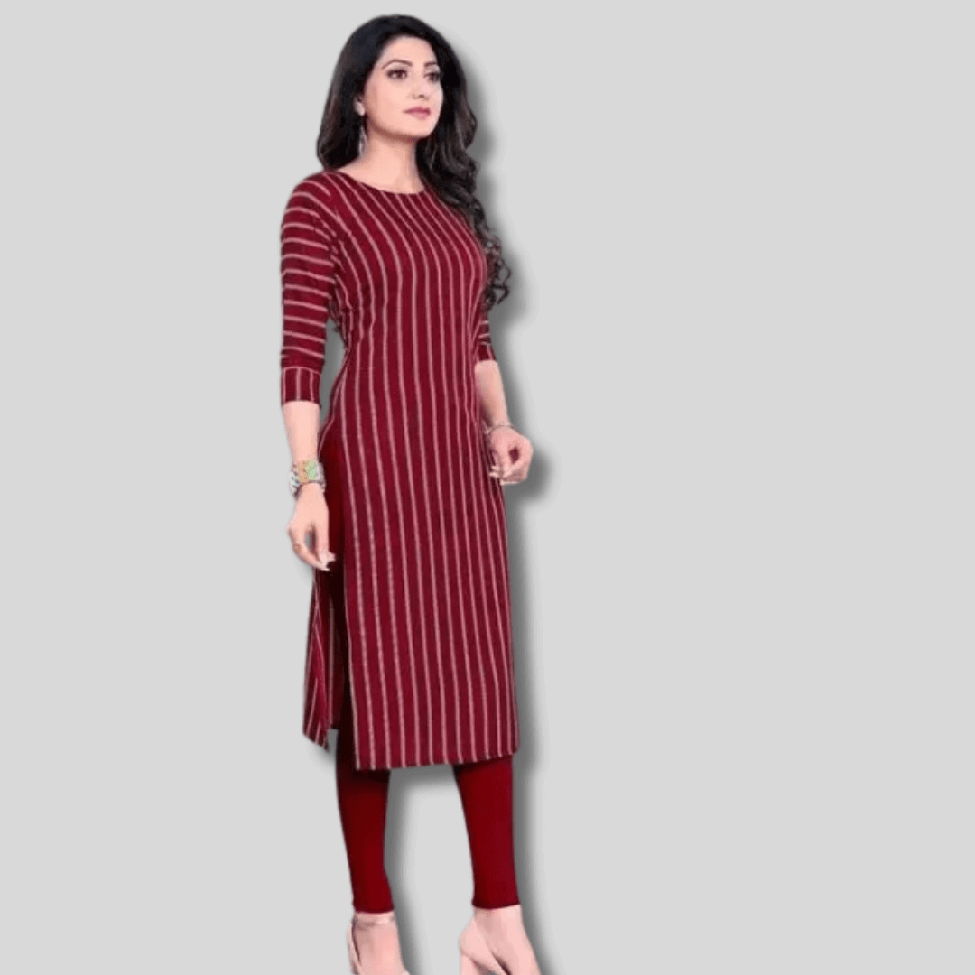 Fashion Forward Printed Crepe A-line Kurta for Women - Stand Out in Style Fashion Forward Printed Crepe A-line Kurta for Women - Stand Out in Style