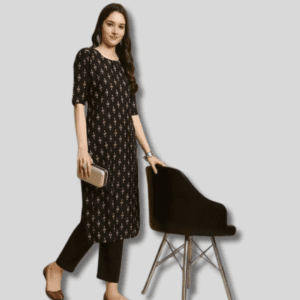 Trendy and Comfortable Women's Crepe Kurta Pant Set for Everyday Wear