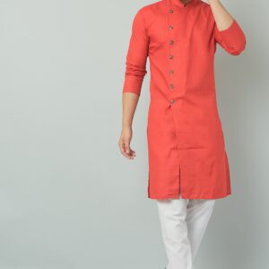 Colorful Indian kurta featuring beautiful patterns and designs.