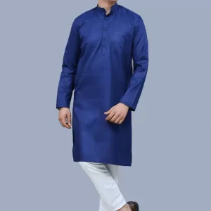 Men's Cotton Long Straight Kurta